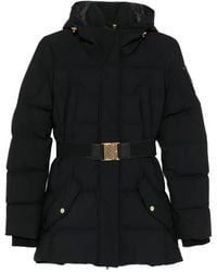 Moose Knuckles - Belted Hooded Jacket - Lyst