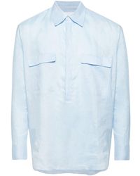 PT Torino - Long-sleeve Linen Shirt - Lyst