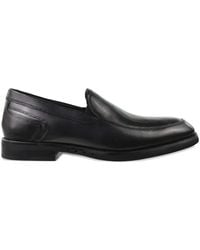 Clarks - Un Hugh Step Leather Loafers - Lyst