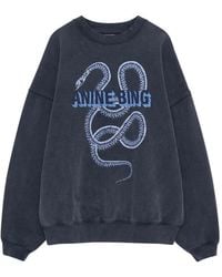 Anine Bing - Sweat À Imprimé Peau De Serpent - Lyst