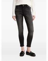 Fracomina - Embellished-Pocket Whiskered Jeans - Lyst
