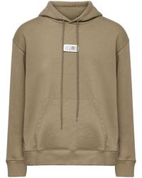 MM6 by Maison Martin Margiela - Numbers-Appliqué Drawstring Hoodie - Lyst