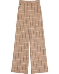 Valentino Garavani - Windowpane-Check Trousers - Lyst