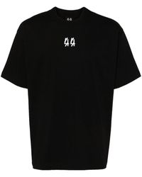 44 Label Group - Lasered Cotton T-Shirt - Lyst