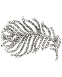 Jennifer Behr - Crystal Pluma Brosche - Lyst