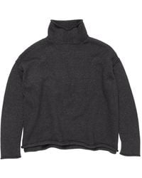 Acne Studios - Pullover Mit Stehkragen - Lyst
