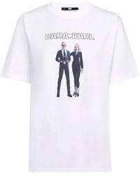 Karl Lagerfeld - Camiseta Avatar de x Cara Delevingne - Lyst