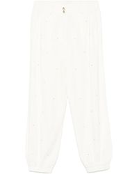 Liu Jo - Logo-Embroidered Track Pants - Lyst