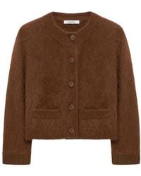 Dorothee Schumacher - Fluffy Statements Pocket Button Cardigan - Lyst