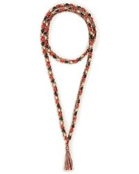 Alanui - A Love Letter To India Crochet Necklace - Lyst