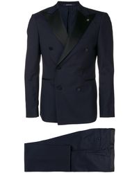 Tagliatore Two Piece Tuxedo Suit - Blue