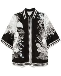 Elie Saab - Hemd mit Print - Lyst