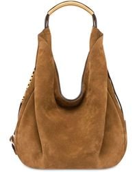Moschino - Soft Leather Shoulder Bag - Lyst