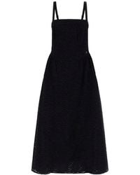 Guess - Sharon Broderie-Anglaise Midi Dress - Lyst