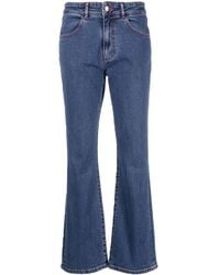 See By Chloé - Logo-patch Flared Jeans - Lyst