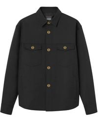 Versace - Cavalry Wool Overshirt - Lyst