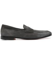 Santoni - Carlo Suede Loafers - Lyst