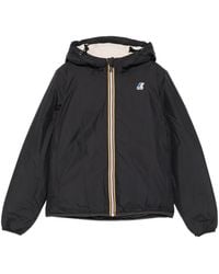 K-Way - Hooded Zip-Up Jacket - Lyst
