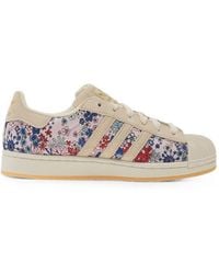 adidas - Superstar Ii Floral-Print Low-Top Sneakers - Lyst