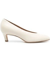 SCAROSSO - Deva 50Mm Leren Pumps - Lyst