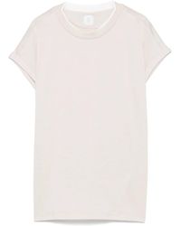 Eleventy - T-Shirt En Coton À Manches Courtes - Lyst