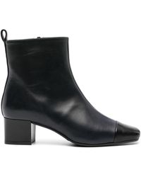 CAREL PARIS - Estime Leather Ankle Boots - Lyst