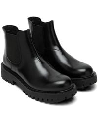 Prada - Chunky Chelsea Boots - Lyst