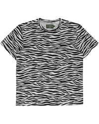 DENIM TEARS - Zebra-Print T-Shirt - Lyst