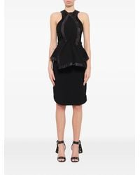 Givenchy - Podium Satin-Trim Midi Dress - Lyst