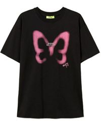 Twinset - Myfo T-Shirt Mit Schmetterling-Print - Lyst