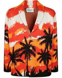 Amaranto - Cardigan À Motif En Jacquard - Lyst