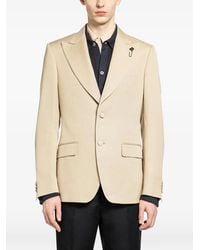 Lardini - Button Notched Lapel Jacket - Lyst