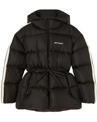 Palm Angels - Logo Striped Quilted Shell Jacket - Lyst