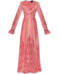 Etro - Silk Long Dress-Donna - Lyst