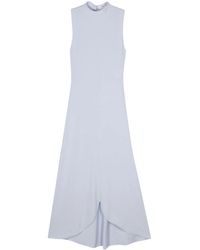 Courreges - Logo-Embroidered Maxi Dress - Lyst