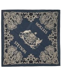 Stetson - Paisley-Print Logo-Print Scarf - Lyst