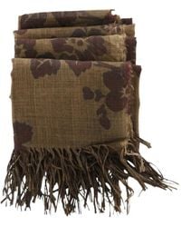 Uma Wang - Schal Mit Blumenprint - Lyst