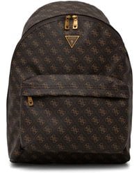 Guess - Monogram Pattern Backpack - Lyst