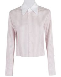 Tela - Gestreept Blouse Met Lange Mouwen - Lyst