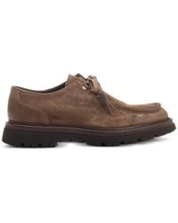 Corvari - Suede Lace-Up Derby Shoes - Lyst