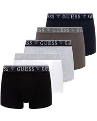 Guess - Logo-Waistband Boxers (Set Of 5) - Lyst