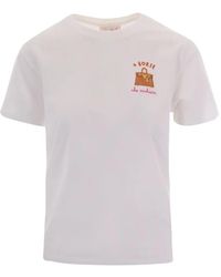 MC2 Saint Barth - Emilie Rhinestone-Embellished T-Shirt - Lyst