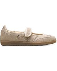adidas - Samba Jane Touch-Strap Ballet Flats - Lyst