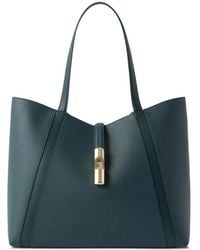 Furla - Large Goccia Leather Tote Bag - Lyst