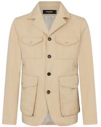 DSquared² - Veste Militaire Chic Utilitaire En Coton - Lyst