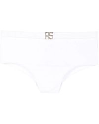Amir Slama - Textured Logo-Plaque Swimming Trunks - Lyst