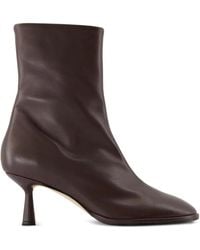 Aeyde - 65Mm Dorothy Leather Ankle Boots - Lyst
