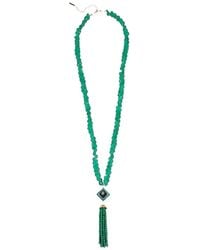 Jennifer Behr - Esmeralda Tassel Necklace - Lyst