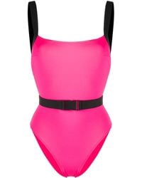 Noire Swimwear - Miami Belted Swimsuit - Lyst