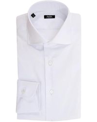 Barba Napoli - Spread-Collar Button-Up Shirt - Lyst